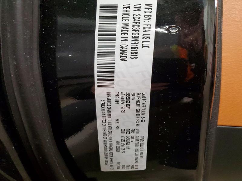 Продажа на аукционе авто 2022 Chrysler Pacifica, vin: 2C4RC3PG9NR161818, номер лота: 75037985
