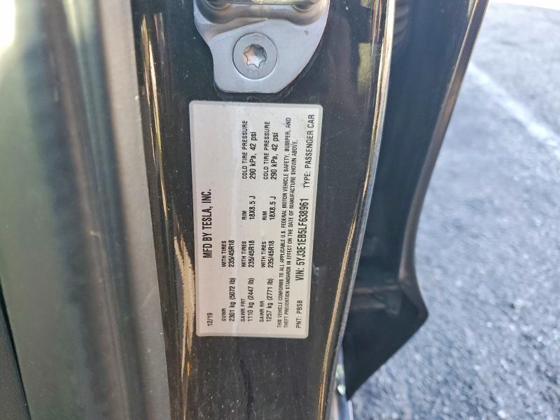 Aukcja sprzedaży 2020 Tesla Model 3, vin: 5YJ3E1EB5LF638961, numer aukcji: 73744695
