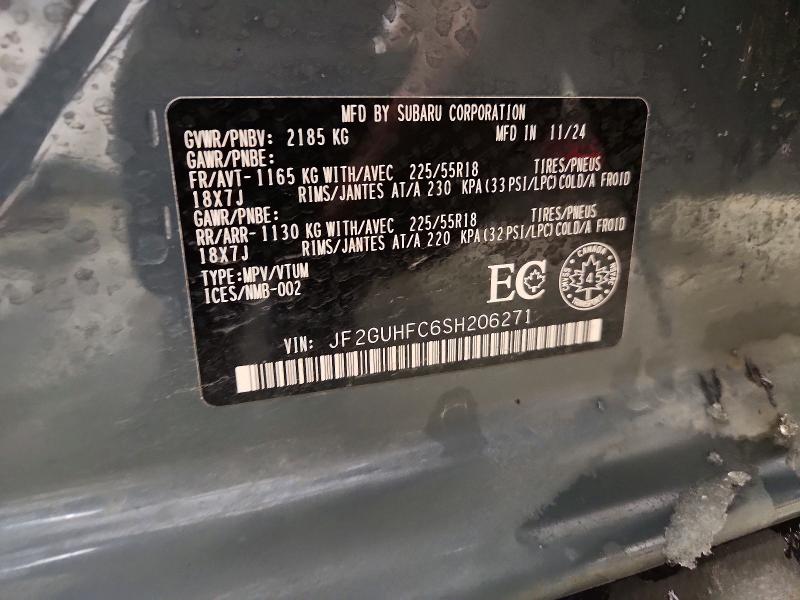 Продажа на аукционе авто 2025 Subaru Crosstrek, vin: JF2GUHFC6SH206271, номер лота: 99229025