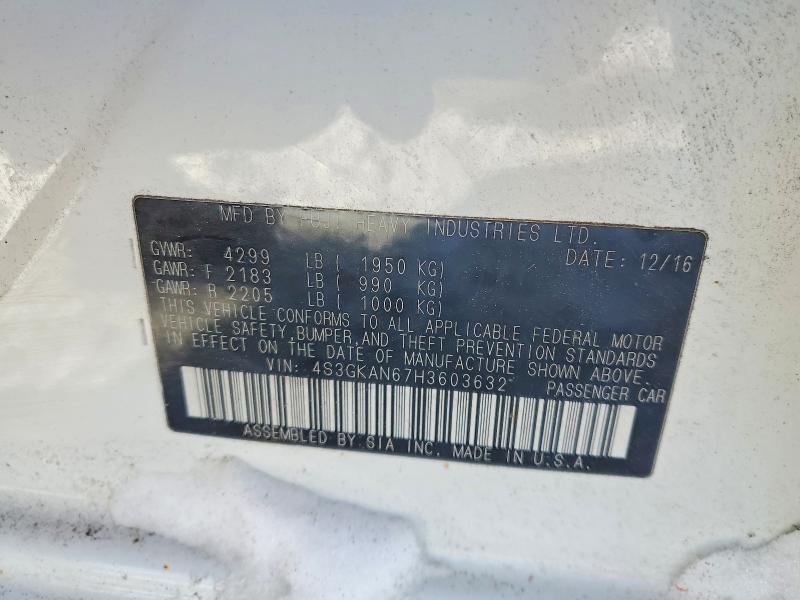 Продажа на аукционе авто 2017 Subaru Impreza, vin: 4S3GKAN67H3603632, номер лота: 75383465