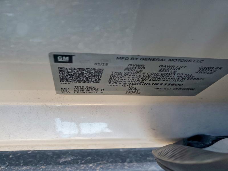 Продажа на аукционе авто 2018 Cadillac Escalade L, vin: 1GYS4BKJ6JR233600, номер лота: 73437555