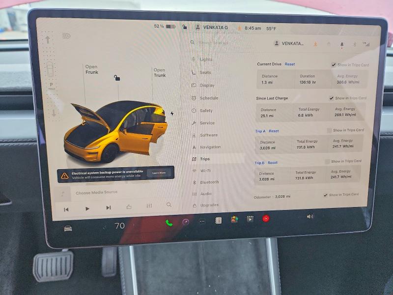 2026 Tesla Model Y მანქანა იყიდება აუქციონზე, vin: 7SAYGDED6TA450128, აუქციონის ნომერი: 73875065
