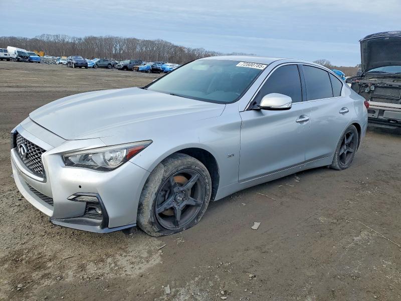 2018 Infiniti Q50 მანქანა იყიდება აუქციონზე, vin: JN1EV7AR9JM441085, აუქციონის ნომერი: 72800785