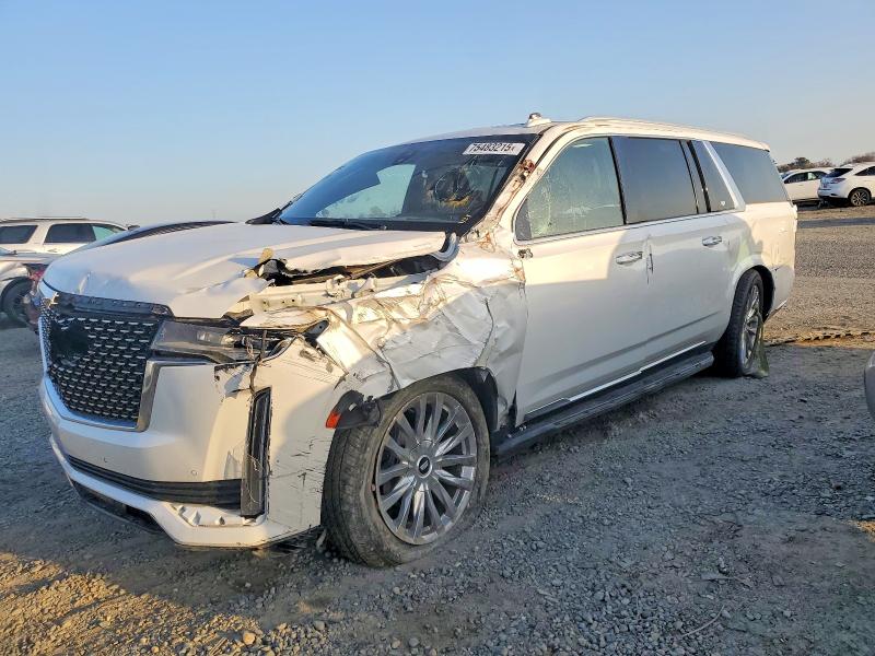 75483215 :رقم المزاد ، 1GYS4KKL5NR265798 vin ، 2022 Cadillac Escalade E مزاد بيع