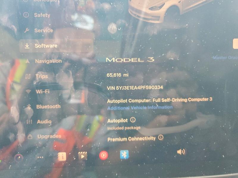 99336675 :رقم المزاد ، 5YJ3E1EA4PF590334 vin ، 2023 Tesla Model 3 مزاد بيع