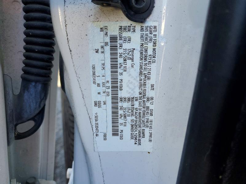 Aukcja sprzedaży 2013 Ford Focus Tita, vin: 1FADP3N25DL129614, numer aukcji: 74584955