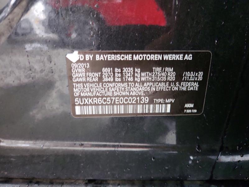 2014 Bmw X5 Xdrive5 მანქანა იყიდება აუქციონზე, vin: 5UXKR6C57E0C02139, აუქციონის ნომერი: 72573955