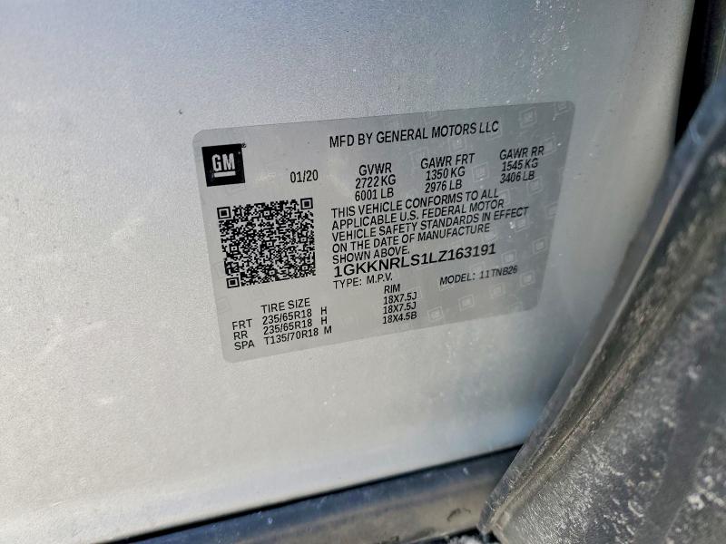 Продаж на аукціоні авто 2020 Gmc Acadia, vin: 1GKKNRLS1LZ163191, номер лоту: 74762505