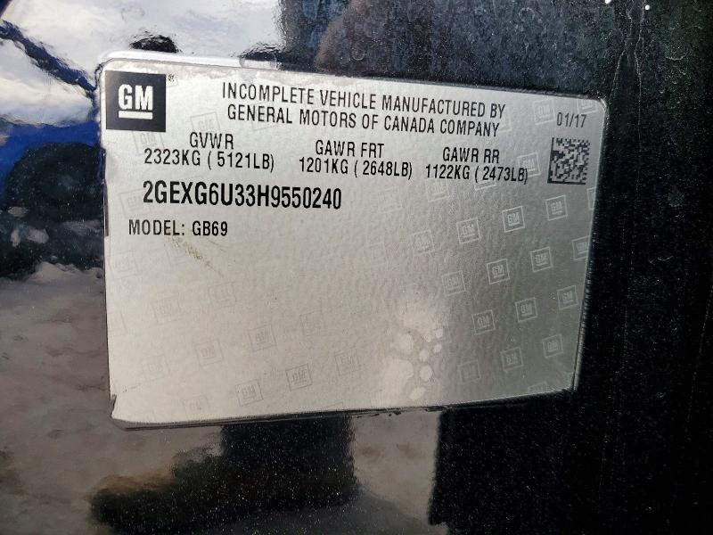 Aukcja sprzedaży 2017 Cadillac Xts, vin: 2GEXG6U33H9550240, numer aukcji: 72366435