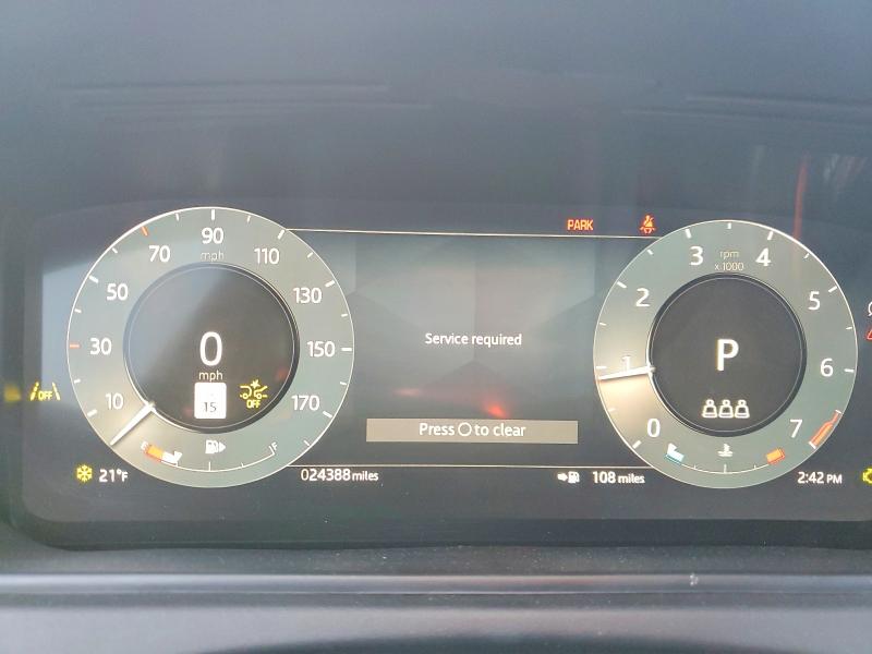 2025 Land Rover Range Rove მანქანა იყიდება აუქციონზე, vin: SALYL2EX9SA810308, აუქციონის ნომერი: 73860325