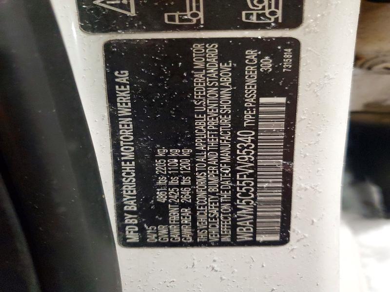 73183205 :رقم المزاد ، WBAVM5C55FVV95340 vin ، 2015 Bmw X1 Xdrive3 مزاد بيع