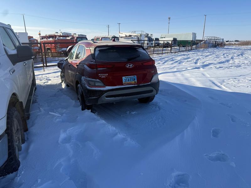 96081945 :رقم المزاد ، KM8K6CAB2PU040359 vin ، 2023 Hyundai Kona مزاد بيع