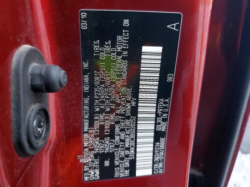 Продаж на аукціоні авто 2011 Toyota Sienna, vin: 5TDKK3DC3BS020252, номер лоту: 97976295