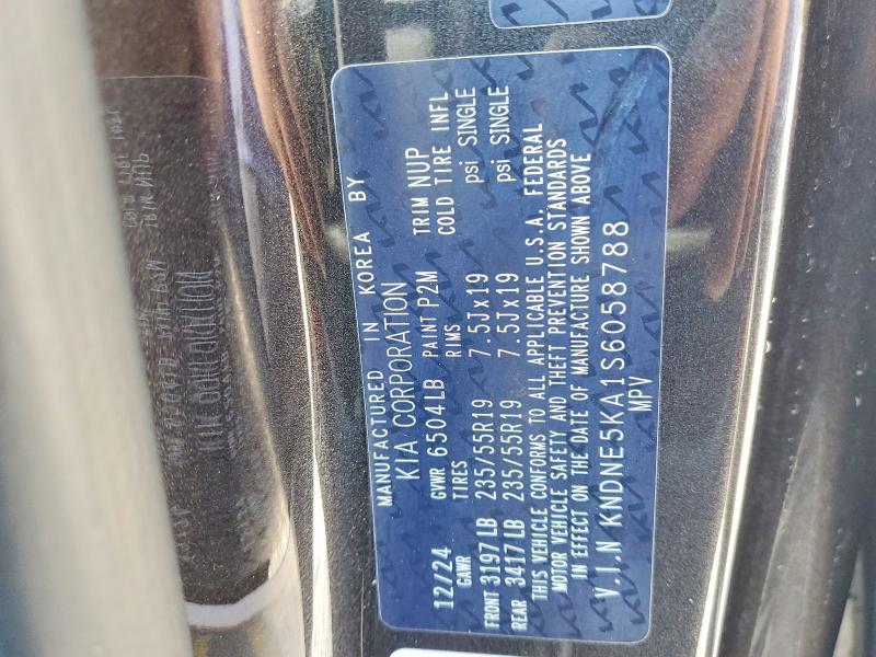 Aukcja sprzedaży 2025 Kia Carnival S, vin: KNDNE5KA1S6058788, numer aukcji: 98356725