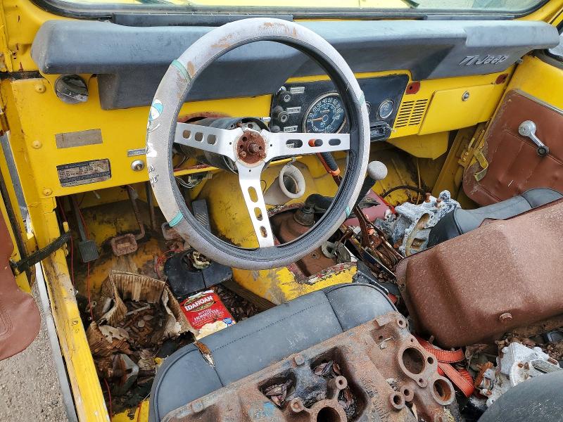 74241805 :رقم المزاد ، J7M93EA061728 vin ، 1977 Jeep Cj-7 مزاد بيع