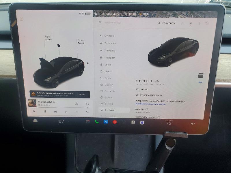 Продажа на аукционе авто 2021 Tesla Model 3, vin: 5YJ3E1EA3MF876459, номер лота: 99153685