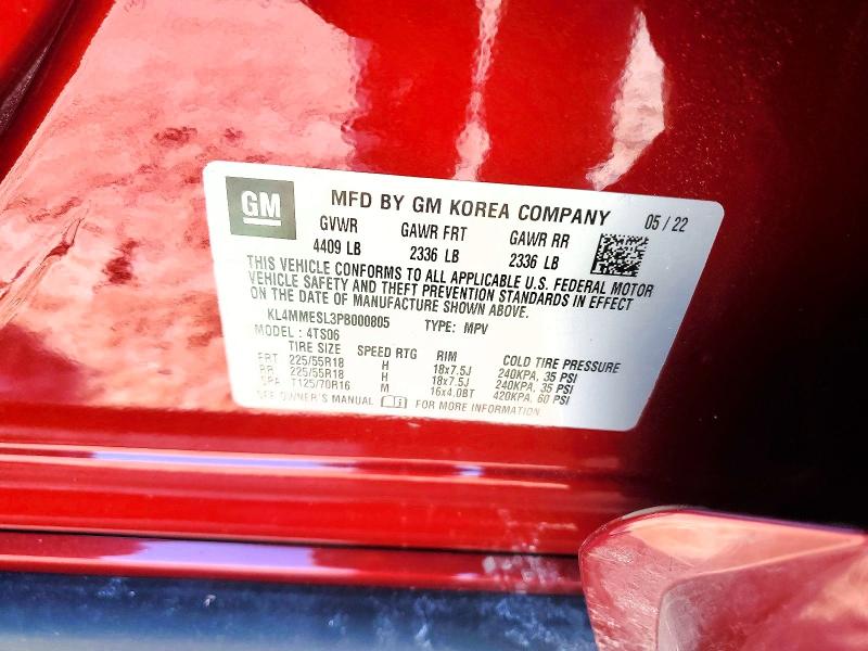 Auction sale of the 2023 Buick Encore Gx, vin: KL4MMESL3PB000805, lot number: 74120165