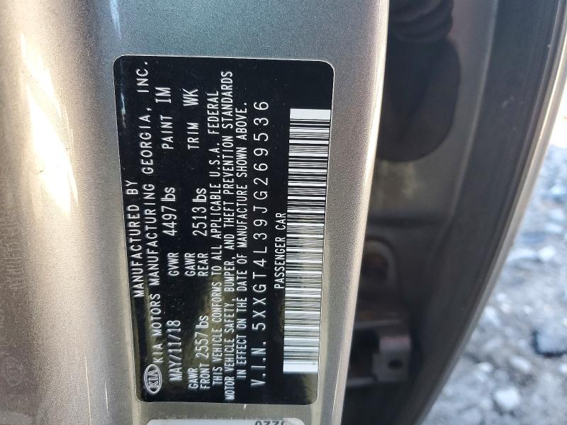 Продажа на аукционе авто 2018 Kia Optima, vin: 5XXGT4L39JG269536, номер лота: 72640305