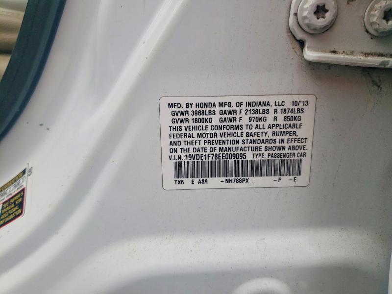 2014 Acura Ilx 20 Tec მანქანა იყიდება აუქციონზე, vin: 19VDE1F78EE009095, აუქციონის ნომერი: 99707135