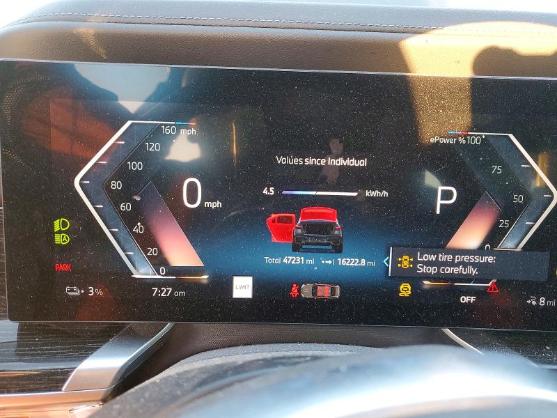 74088035 :رقم المزاد ، WBY43EJ03RCR66583 vin ، 2024 Bmw I7 مزاد بيع