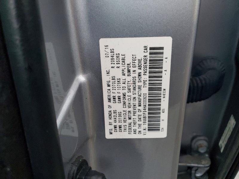 2017 Acura Tlx Tech მანქანა იყიდება აუქციონზე, vin: 19UUB1F54HA000630, აუქციონის ნომერი: 99765755