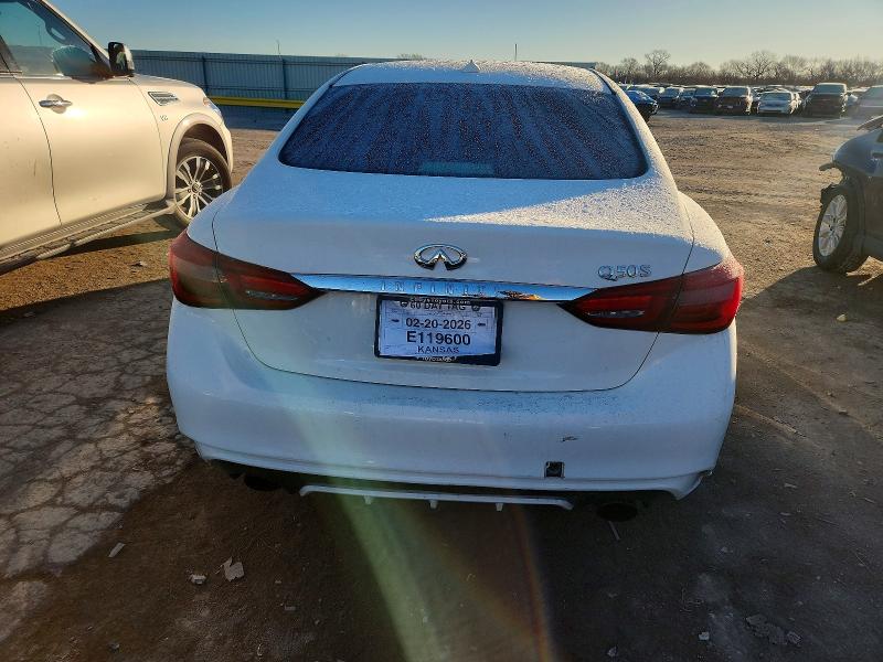 Aukcja sprzedaży 2018 Infiniti Q50, vin: JN1EV7AP6JM366361, numer aukcji: 72584365