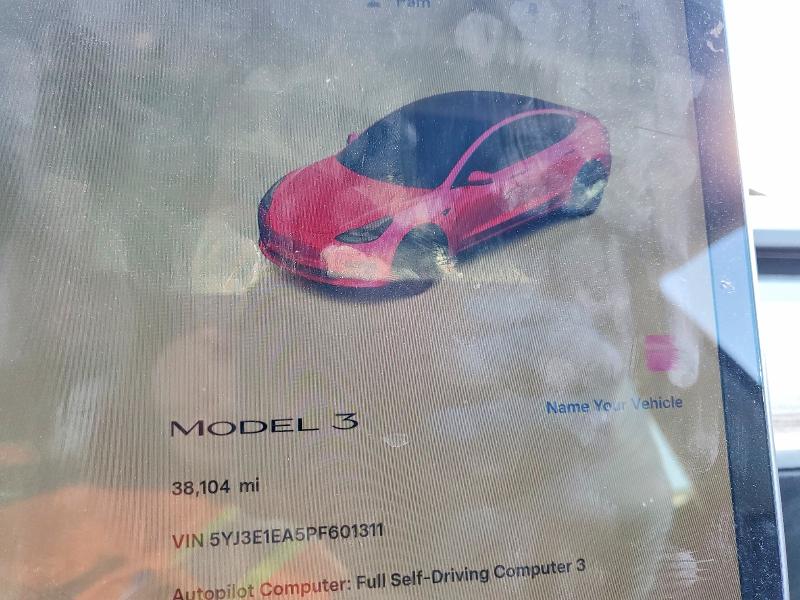 Aukcja sprzedaży 2023 Tesla Model 3, vin: 5YJ3E1EA5PF601311, numer aukcji: 74195705