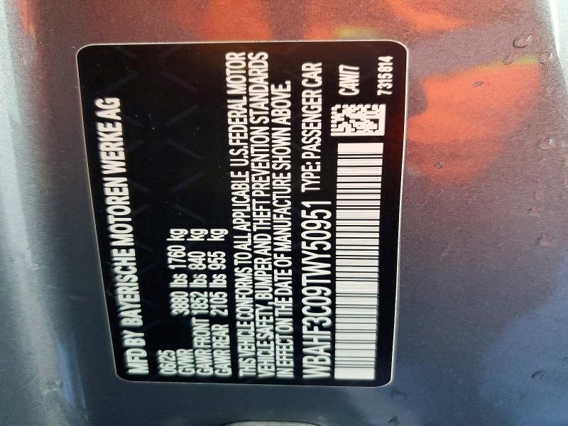 99484045 :رقم المزاد ، WBAHF3C09TWY50951 vin ، 2026 Bmw Z4 Sdrive3 مزاد بيع