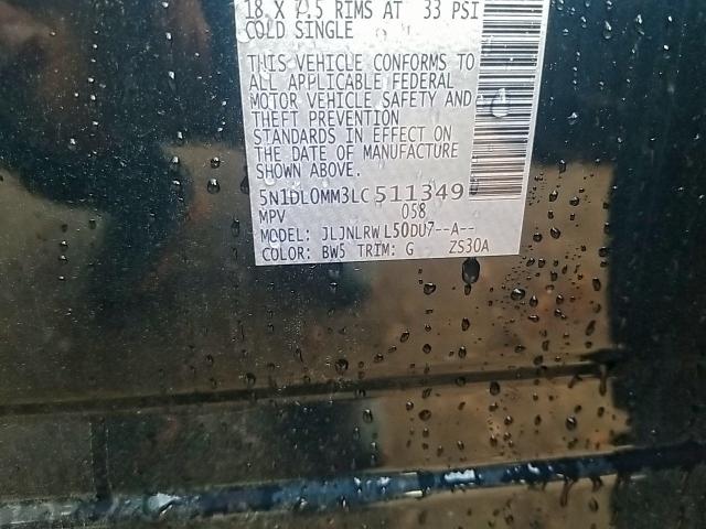 Aukcja sprzedaży 2020 Infiniti Qx60 Luxe, vin: 5N1DL0MM3LC511349, numer aukcji: 73518585