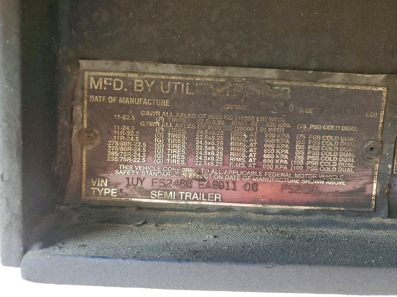 Aukcja sprzedaży 2014 Utility Unknown, vin: 1UYFS2488EA891108, numer aukcji: 93887085