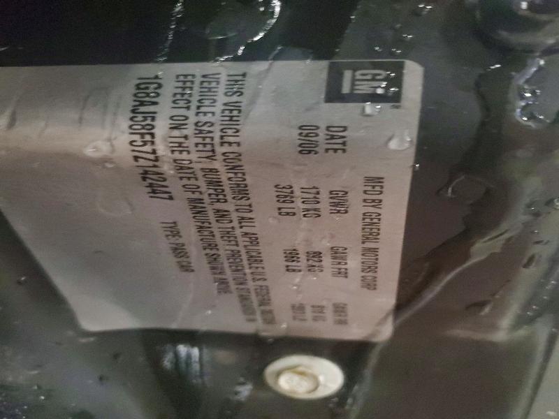 73511945 :رقم المزاد ، 1G8AJ58F57Z142447 vin ، 2007 Saturn Ion مزاد بيع