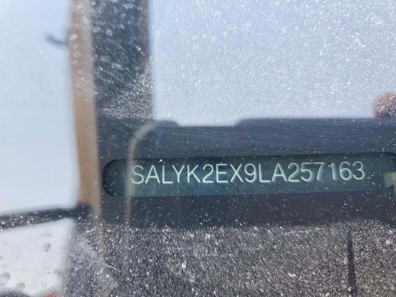 72880345 :رقم المزاد ، SALYK2EX9LA257163 vin ، 2020 Land Rover Range Rover Velar مزاد بيع