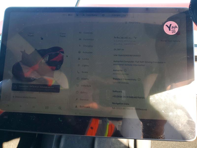 73533385 :رقم المزاد ، 7SAYGDEE1RF069551 vin ، 2024 Tesla Model Y مزاد بيع