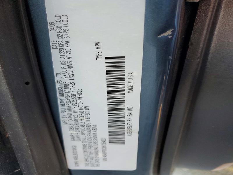 Продажа на аукционе авто 2006 Subaru Legacy, vin: 4S4BP61C967354031, номер лота: 73800245