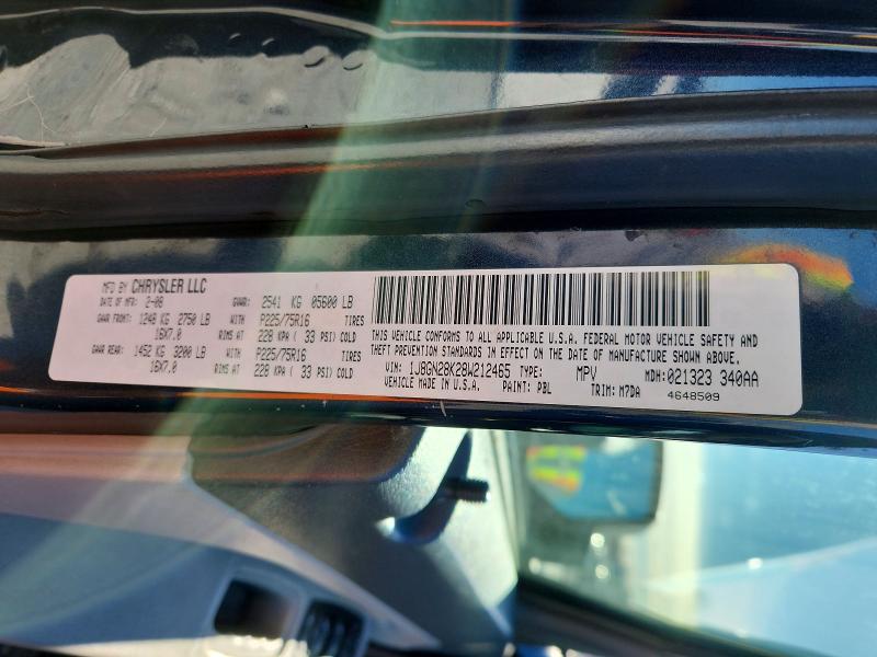 Auction sale of the 2008 Jeep Liberty Li, vin: 1J8GN28K28W212465, lot number: 73694805