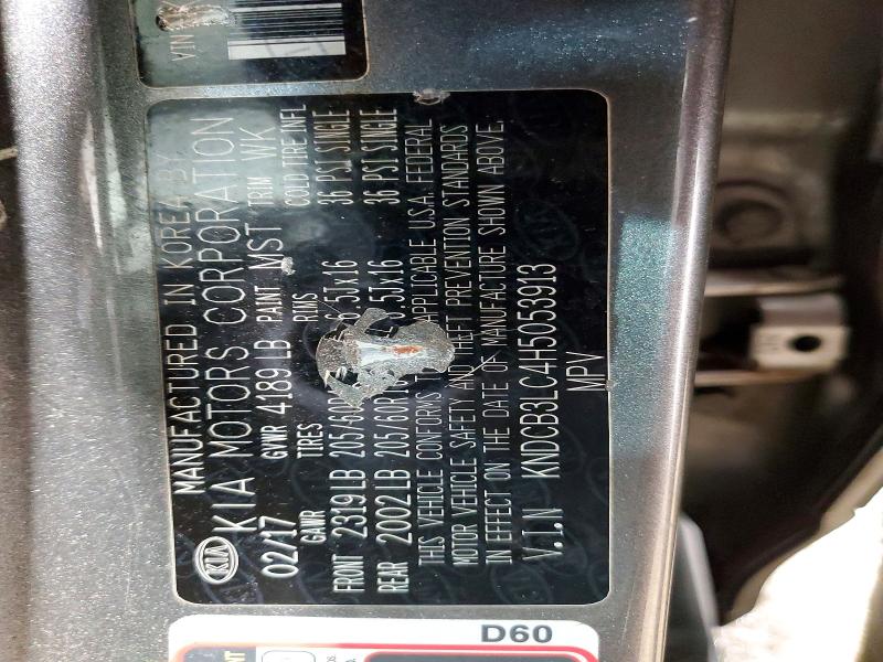 98836305 :رقم المزاد ، KNDCB3LC4H5053913 vin ، 2017 Kia Niro مزاد بيع