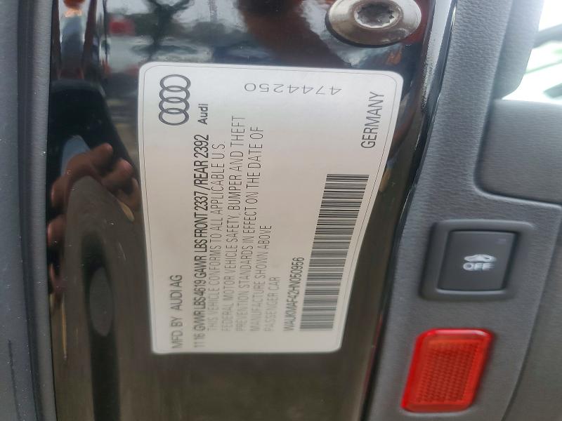 Aukcja sprzedaży 2017 Audi A4, vin: WAUKMAF42HN050956, numer aukcji: 98190035