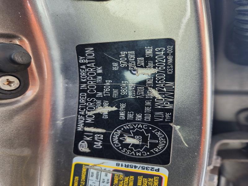 2013 Kia Soul მანქანა იყიდება აუქციონზე, vin: KNDJT2A63D7602043, აუქციონის ნომერი: 98066495