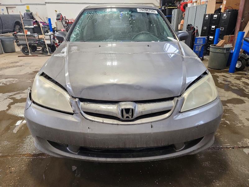 Продажа на аукционе авто 2005 Honda Civic Dx V, vin: 2HGES16365H030163, номер лота: 74206755