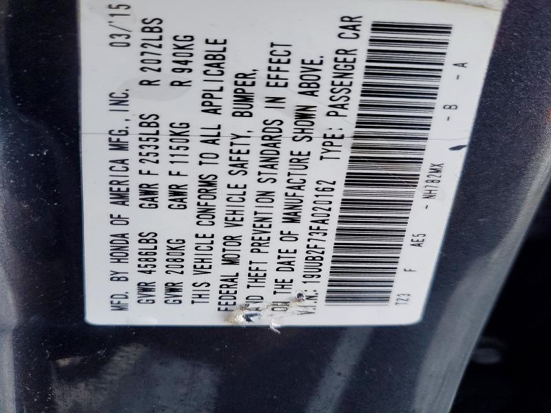 99025425 :رقم المزاد ، 19UUB2F73FA020162 vin ، 2015 Acura Tlx مزاد بيع