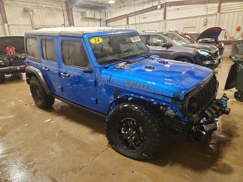 2024 Jeep Wrangler მანქანა იყიდება აუქციონზე, vin: 1C4RJXN66RW275747, აუქციონის ნომერი: 74051795