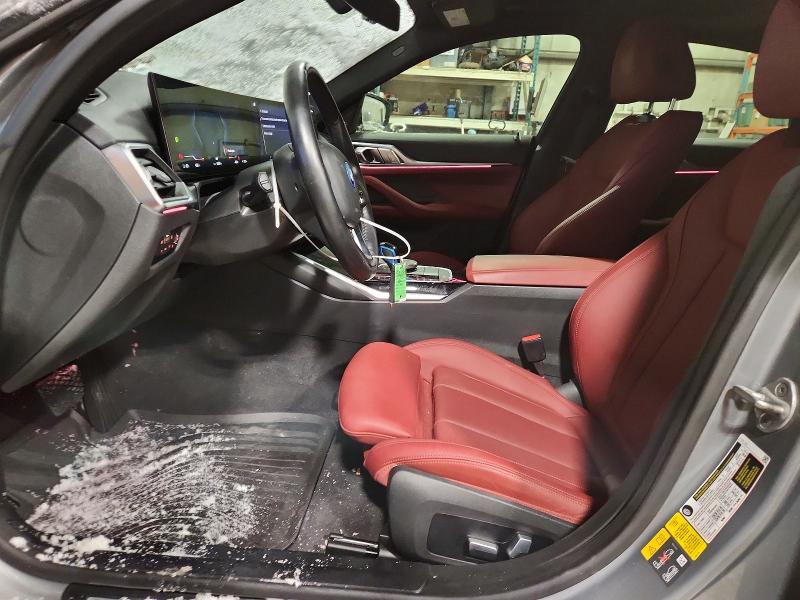 2023 Bmw I4 მანქანა იყიდება აუქციონზე, vin: WBY43AW05PFP52921, აუქციონის ნომერი: 74052285