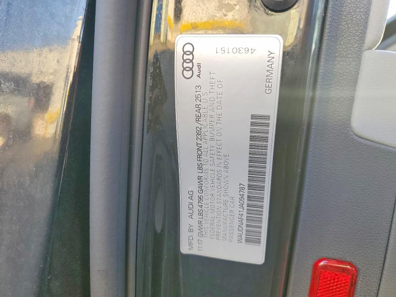 Aukcja sprzedaży 2018 Audi A4, vin: WAUDNAF41JA094787, numer aukcji: 98712175