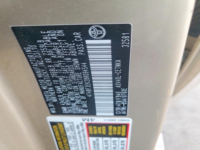Продаж на аукціоні авто 2011 Toyota Camry Base, vin: 4T4BF3EK2BR094544, номер лоту: 73938365