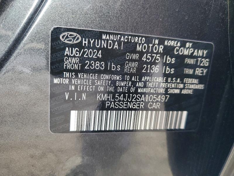 Продажа на аукционе авто 2025 Hyundai Sonata Hybrid, vin: KMHL54JJ2SA105497, номер лота: 72178955