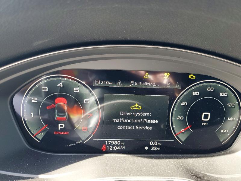 98757055 :رقم المزاد ، WAU5AGF54PN001189 vin ، 2023 Audi A5 مزاد بيع