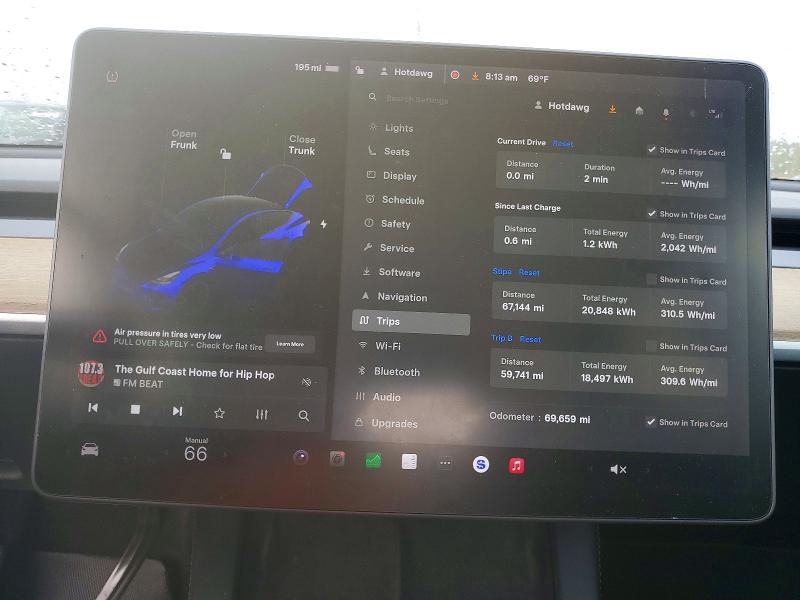 72117755 :رقم المزاد ، 7SAYGDEF7NF318714 vin ، 2022 Tesla Model Y مزاد بيع