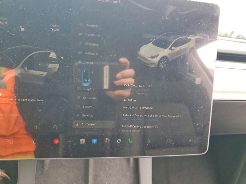 Продажа на аукционе авто 2023 Tesla Model Y, vin: 7SAYGDEE8PF686801, номер лота: 98644265