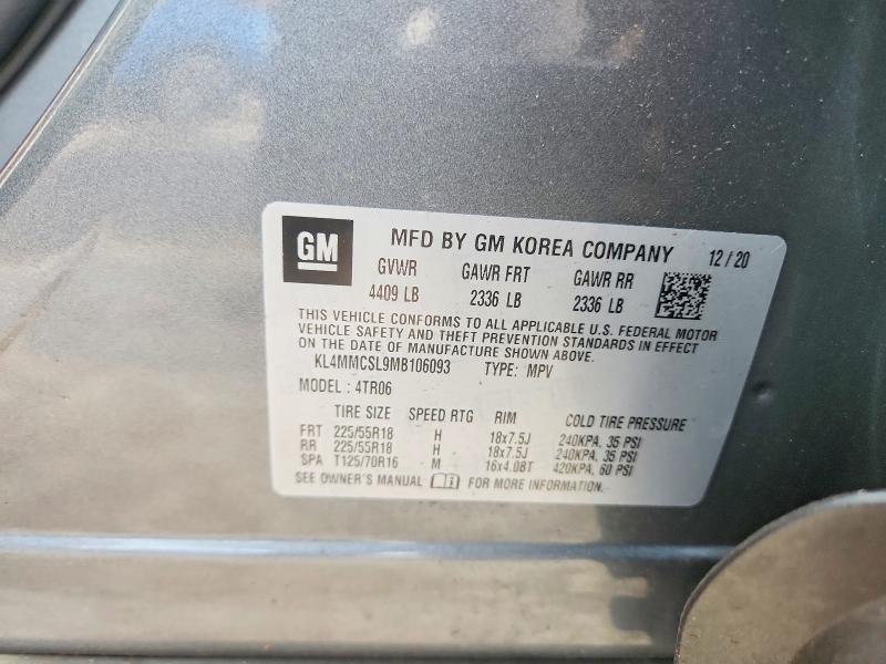 Aukcja sprzedaży 2021 Buick Encore Gx, vin: KL4MMCSL9MB106093, numer aukcji: 98447255