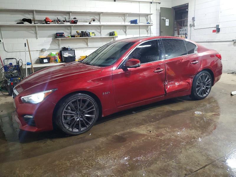 73952195 :رقم المزاد ، JN1FV7AR5GM451996 vin ، 2016 Infiniti Q50 Red Sp مزاد بيع